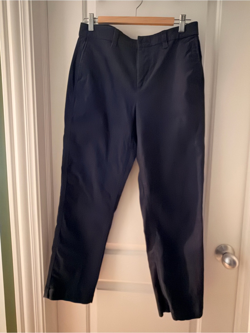 J. Crew Navy Straight-Leg Pants